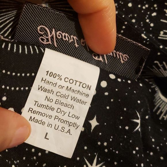 Heart of Haute Monique Celestial Print Midi Dress - Black and White - Picture 7 of 8